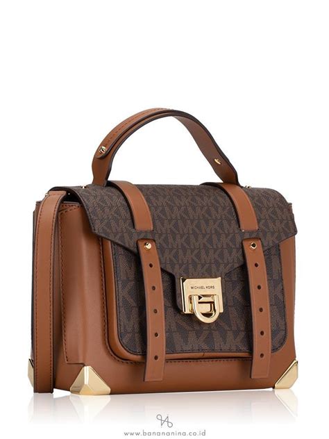 michael kors manhattan rainbow bag|Michael Kors mid leather satchel.